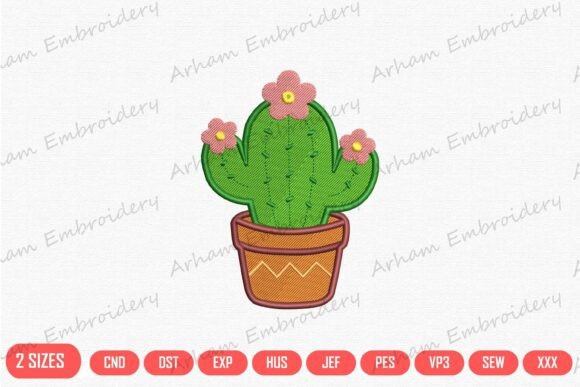 Blooming Cactus Desert Garden Charm