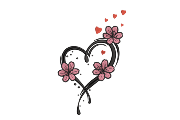 Floral Heart Swirl – Romantic Embroidered Gift Review