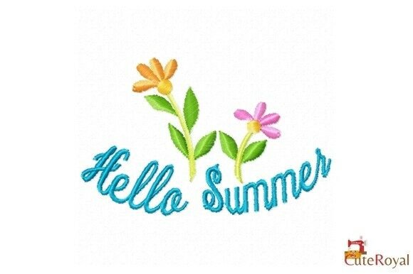 Hello Summer Floral Embroidery: A Craft Fair Review