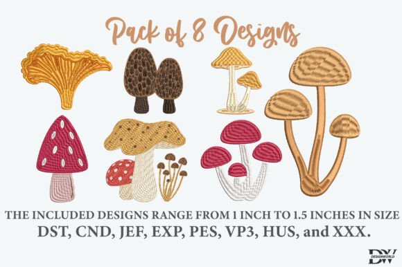 Mushroom Embroidery Design: A Designer’s Review