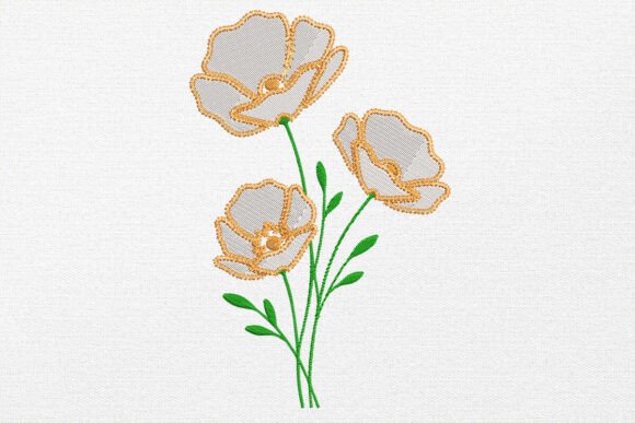 Poppy Flower Embroidery Design Review: A Designer's Perspective