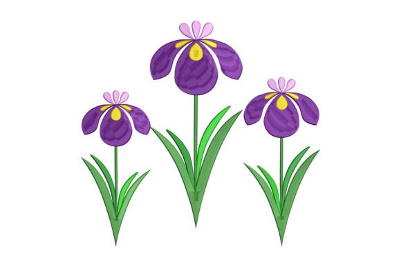 Purple Iris Flower: A Seasonal Embroidery Designer's Review