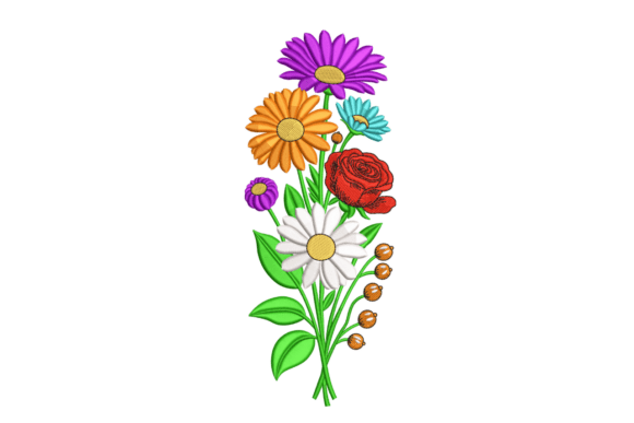 Wildflower Bouquet Stripe – Colorful