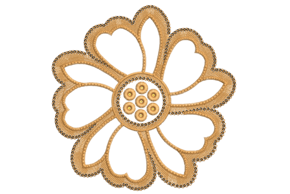 Wonderful Rose Embroidery Design